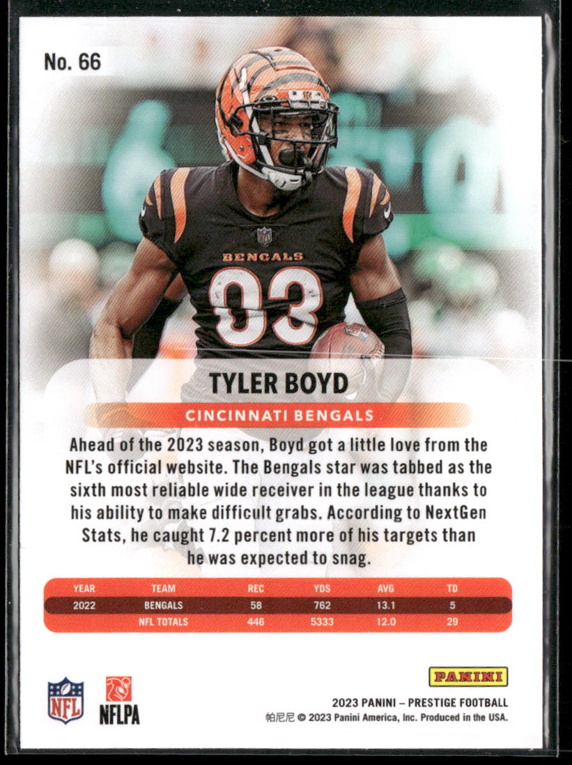 Tyler Boyd 2023 Panini Prestige #66 Cincinnati Bengals