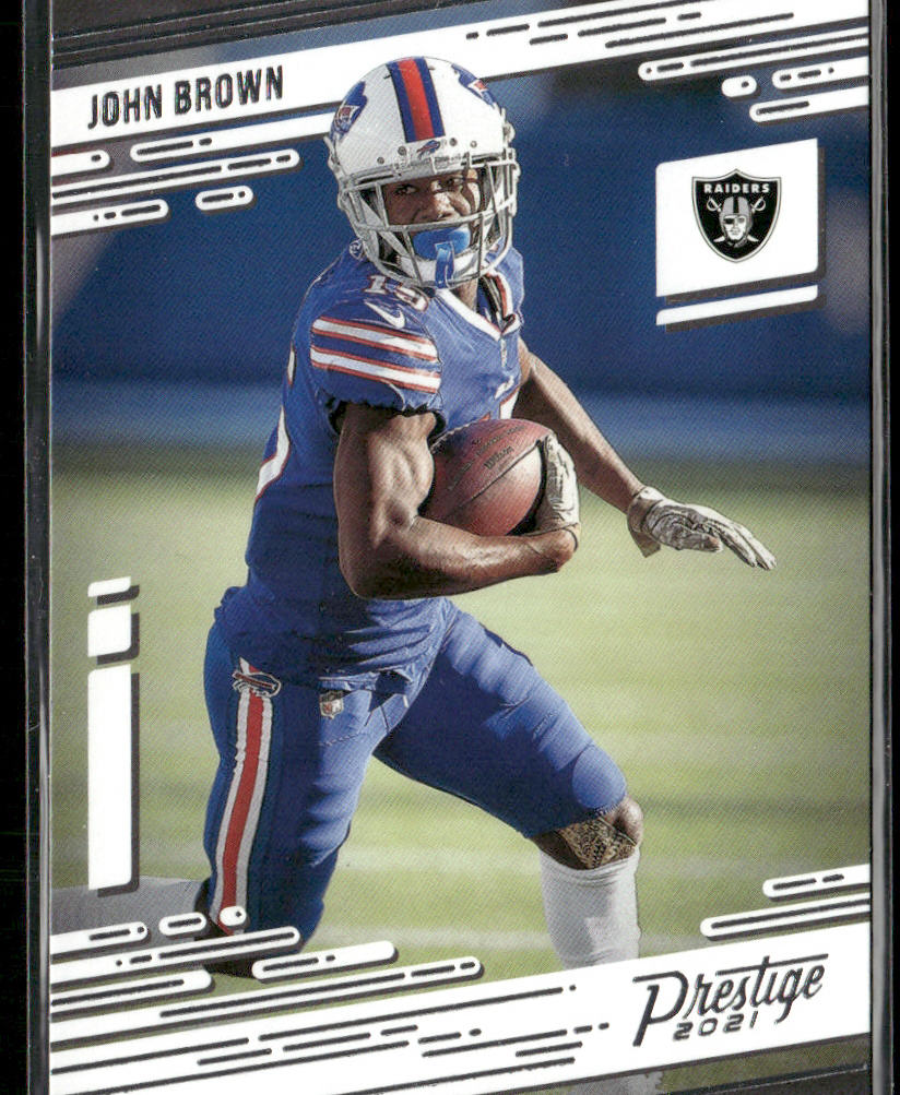 John Brown 2021 Panini Prestige #139 Las Vegas Raiders