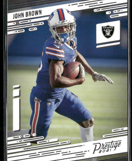 John Brown 2021 Panini Prestige #139 Las Vegas Raiders