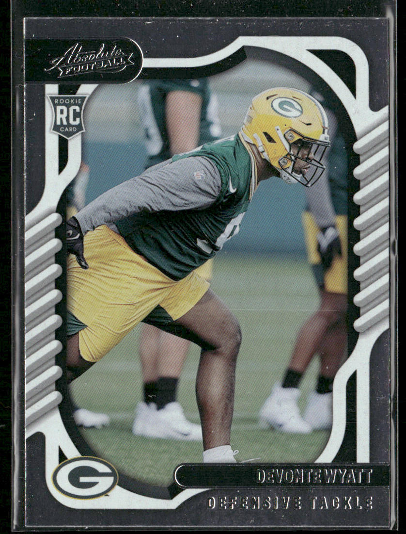 Devonte Wyatt 2022 Panini Absolute Retail #160 RC Green Bay Packers