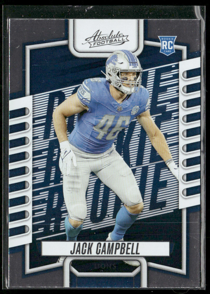 Jack Campbell 2023 Panini Absolute Retail #154 RC Detroit Lions