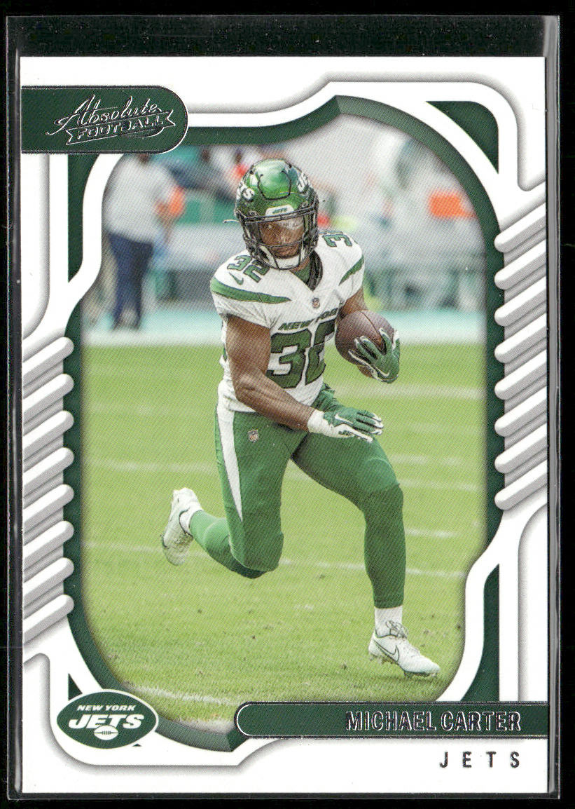 Michael Carter 2022 Panini Absolute Retail #100 New York Jets