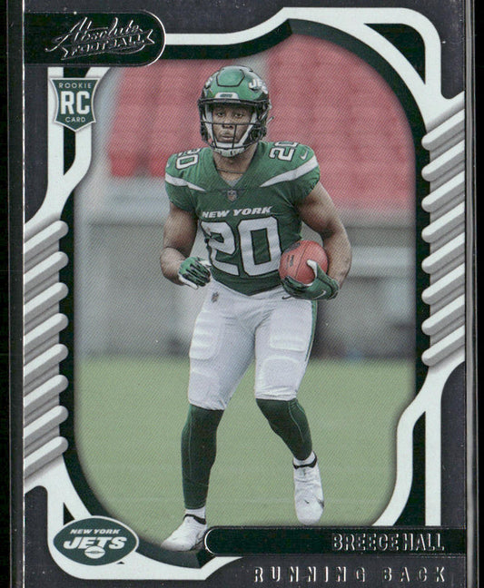 Breece Hall 2022 Panini Absolute Retail #114 RC New York Jets