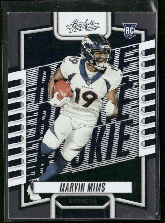 Marvin Mims 2023 Panini Absolute Retail #122 RC Denver Broncos