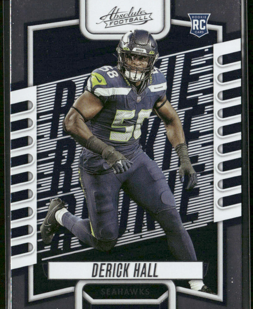 Derick Hall 2023 Panini Absolute Retail #165 RC Seattle Seahawks