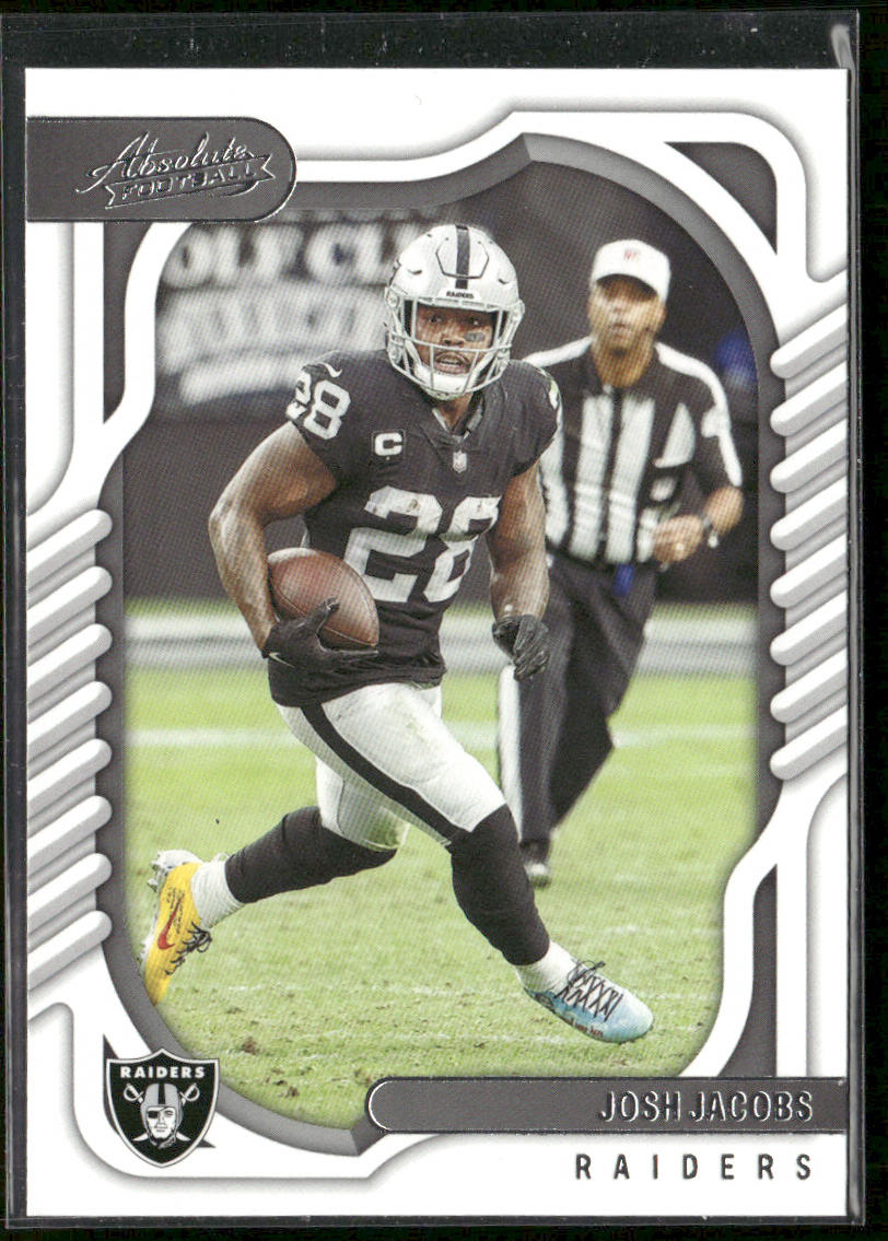 Josh Jacobs 2022 Panini Absolute Retail #64 Las Vegas Raiders