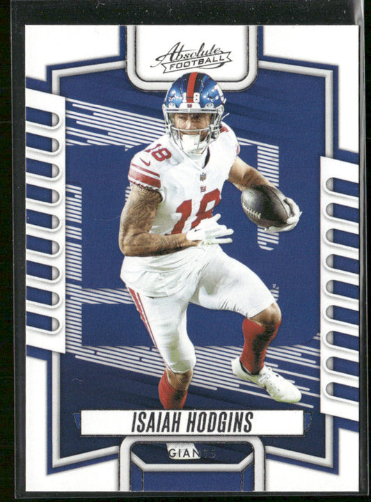 Isaiah Hodgins 2023 Panini Absolute Retail #90 New York Giants