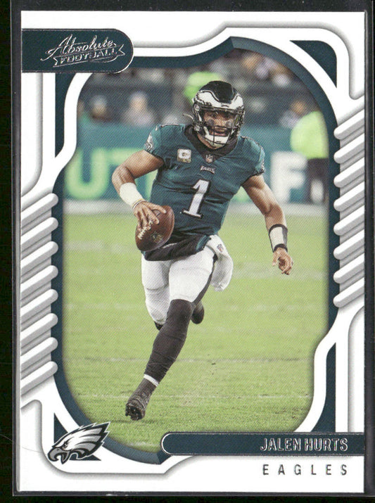 Jalen Hurts 2022 Panini Absolute Retail #72 Philadelphia Eagles
