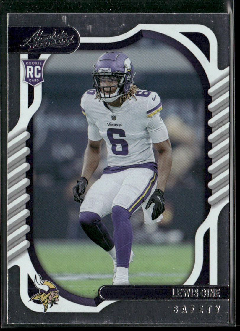 Lewis Cine 2022 Panini Absolute Retail #184 RC Minnesota Vikings