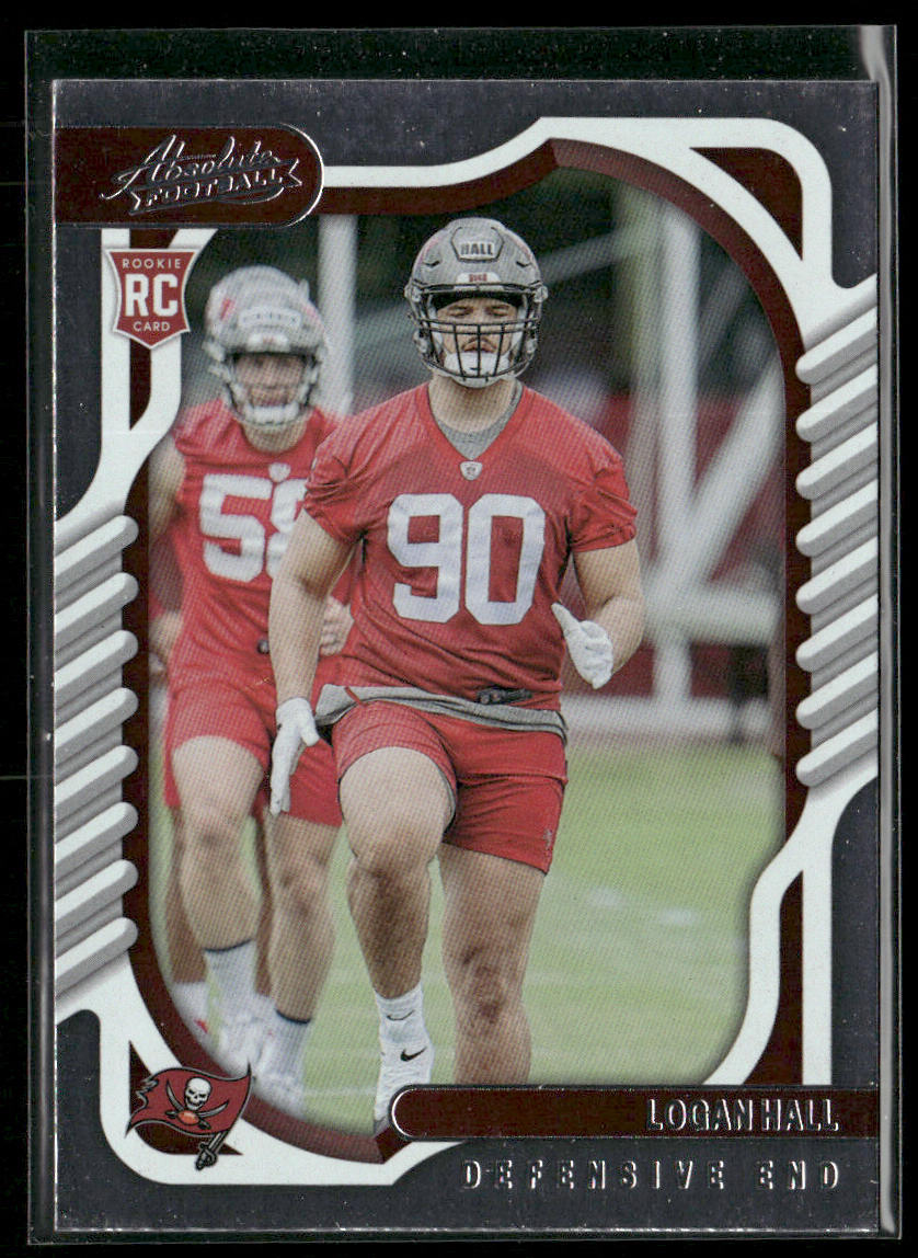 Logan Hall 2022 Panini Absolute Retail #185 RC Tampa Bay Buccaneers