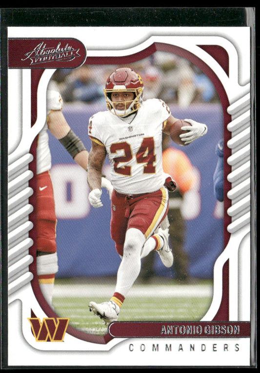 Antonio Gibson 2022 Panini Absolute Retail #97 Washington Commanders