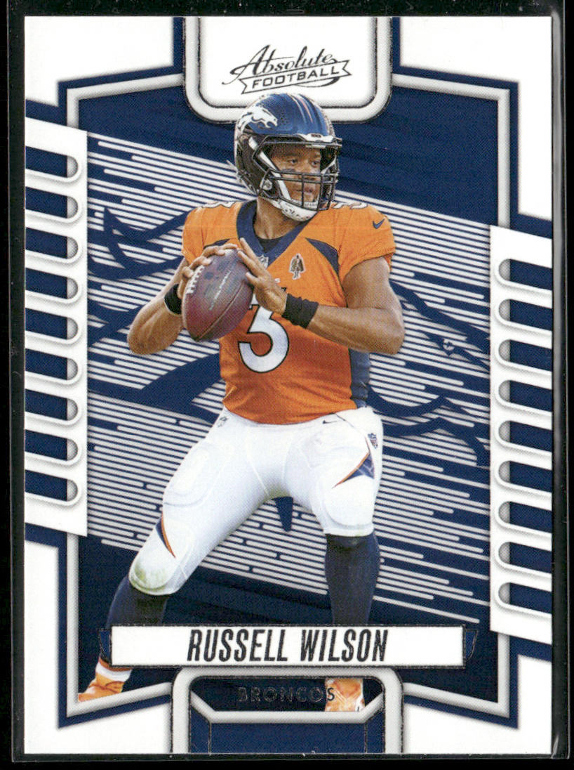 Russell Wilson 2023 Panini Absolute Retail #4 Denver Broncos