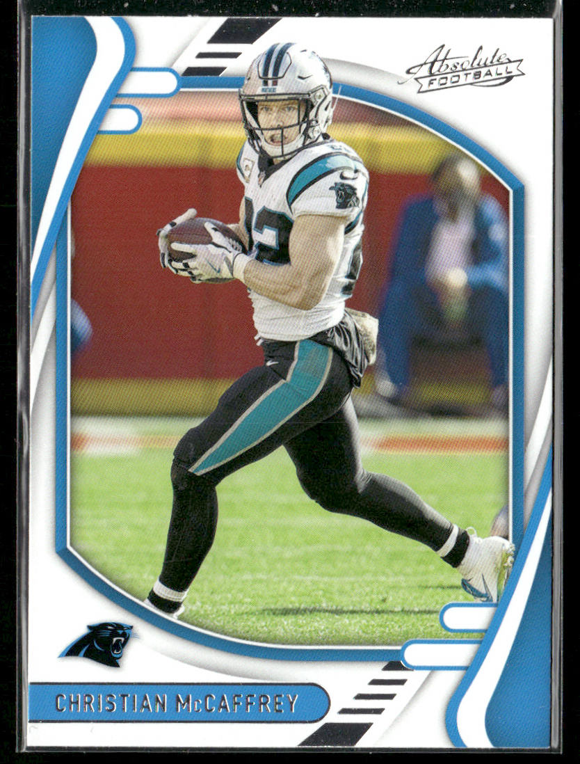 Christian McCaffrey 2021 Panini Absolute #39 Carolina Panthers