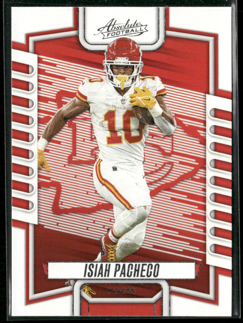Isiah Pacheco 2023 Panini Absolute Retail #53 Kansas City Chiefs