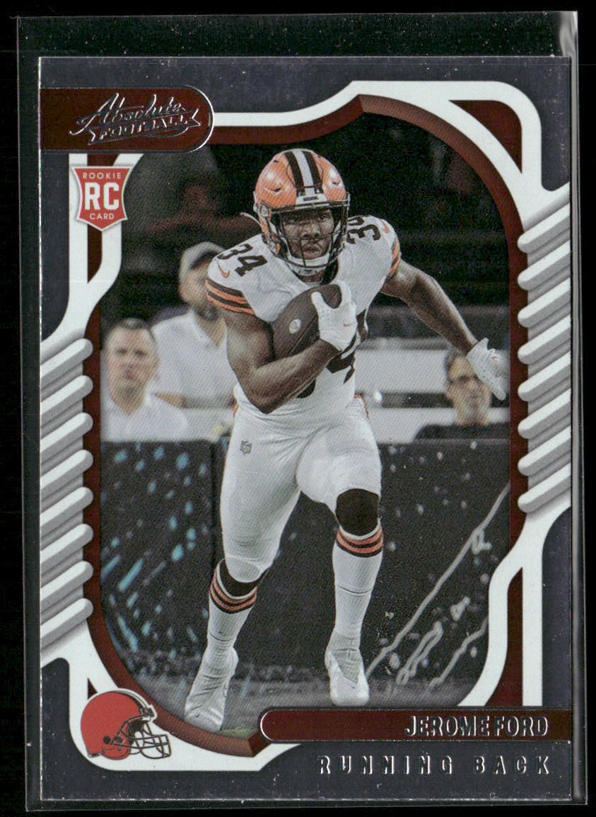 Jerome Ford 2022 Panini Absolute Retail #171 RC Cleveland Browns