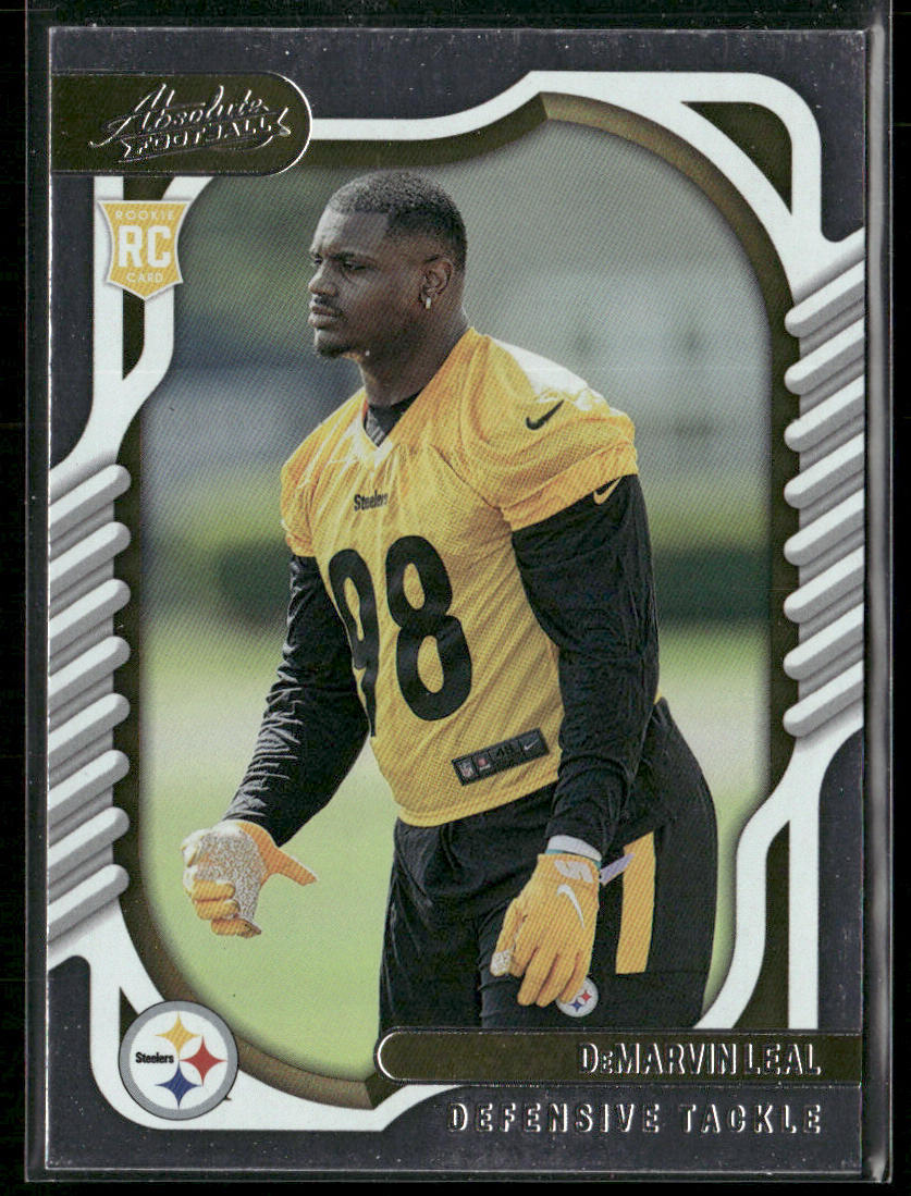 DeMarvin Leal 2022 Panini Absolute Retail #157 RC Pittsburgh Steelers