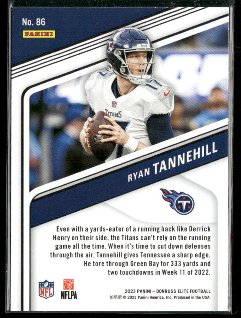 Ryan Tannehill 2023 Donruss Elite #86 Tennessee Titans