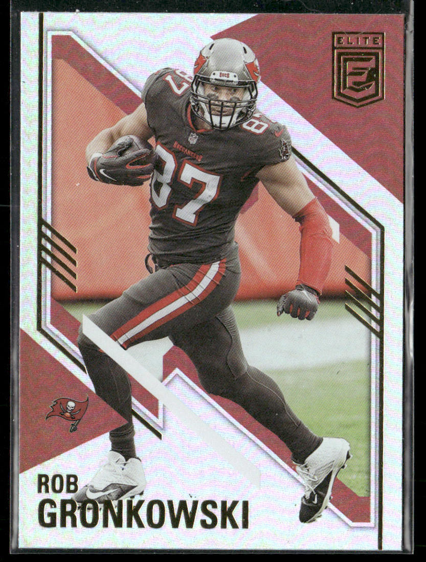 Rob Gronkowski 2021 Donruss Elite #9 Tampa Bay Buccaneers