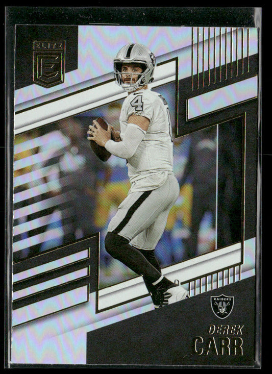 Derek Carr 2022 Donruss Elite #40 Las Vegas Raiders