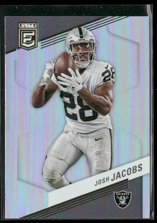 Josh Jacobs 2023 Donruss Elite #58 Las Vegas Raiders