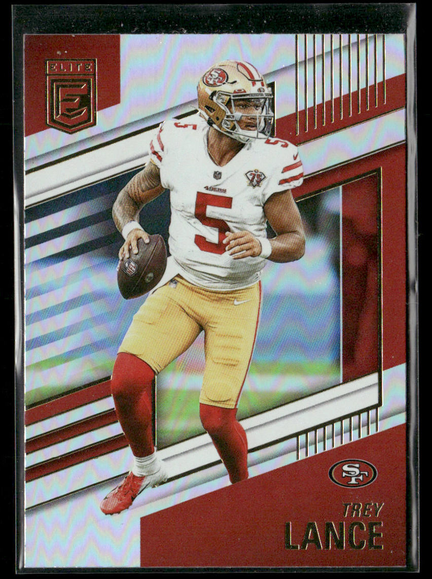 Trey Lance 2022 Donruss Elite #98 San Francisco 49ers
