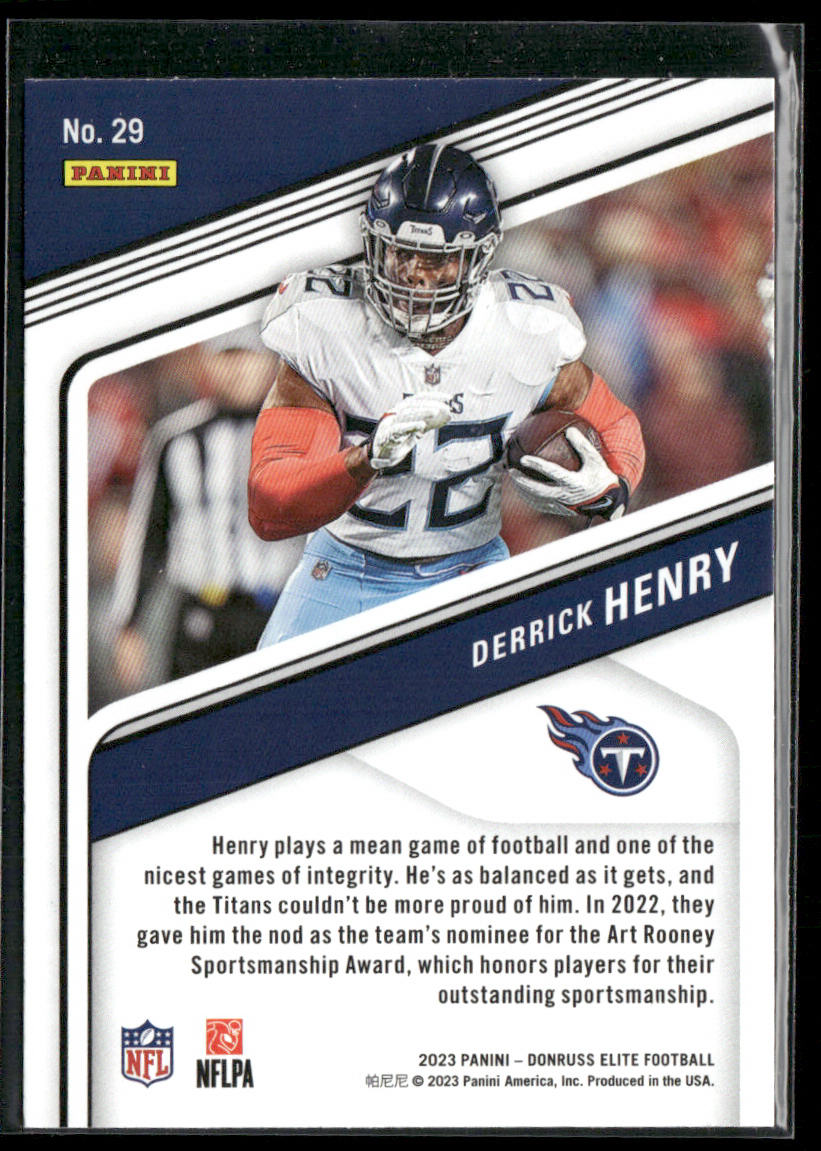 Derrick Henry 2023 Donruss Elite #29 Tennessee Titans
