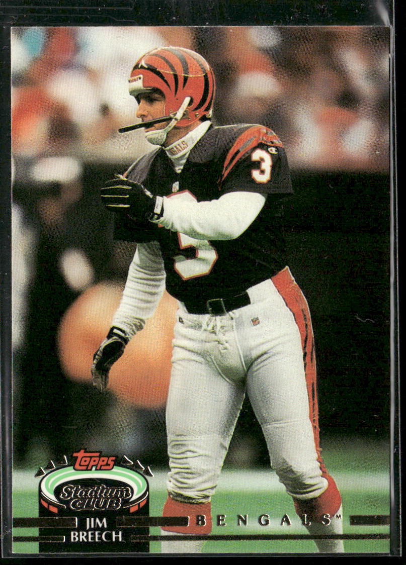 Jim Breech 1992 Stadium Club #396 Cincinnati Bengals