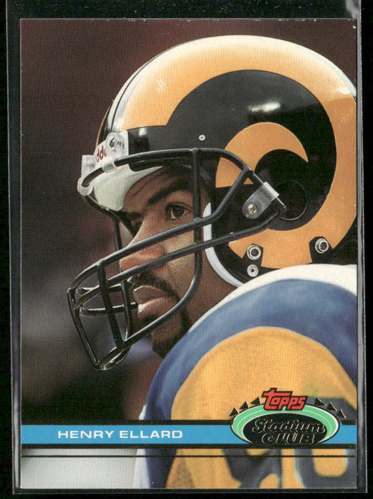 Henry Ellard 1991 Stadium Club #170 Los Angeles Rams