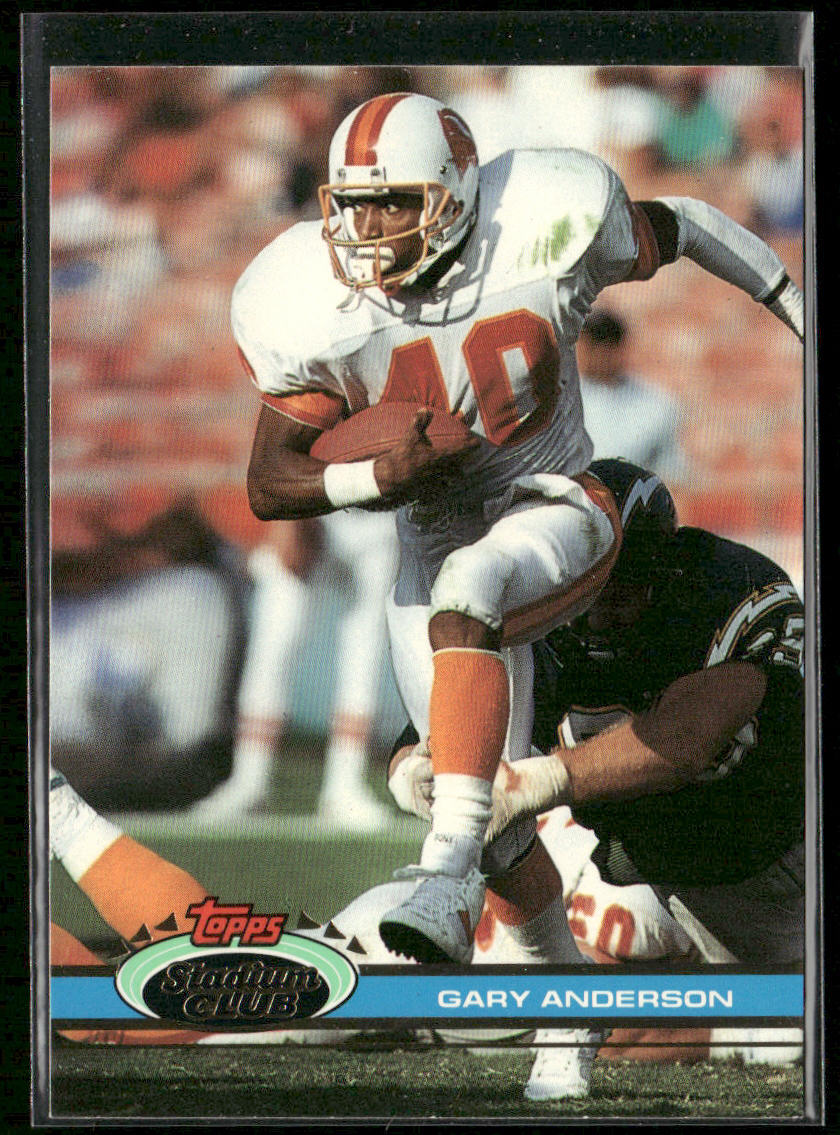 Gary Anderson 1991 Stadium Club #175 Tampa Bay Buccaneers