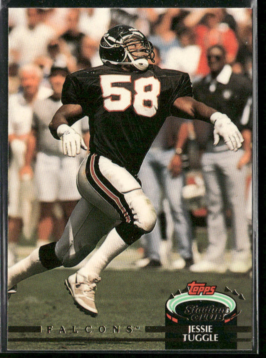 Jessie Tuggle 1992 Stadium Club #186 Atlanta Falcons
