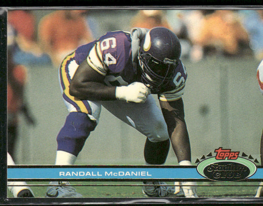 Randall McDaniel 1991 Stadium Club #172 Minnesota Vikings