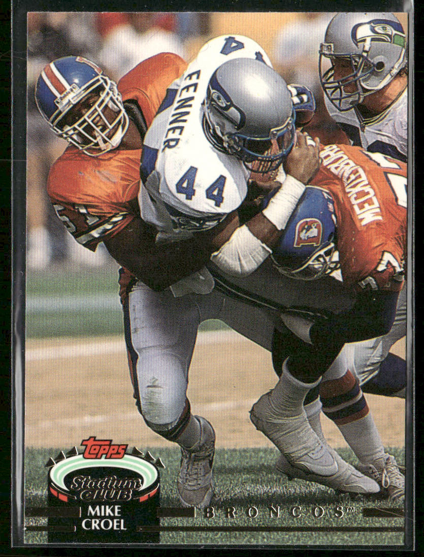 Mike Croel 1992 Stadium Club #201 Denver Broncos
