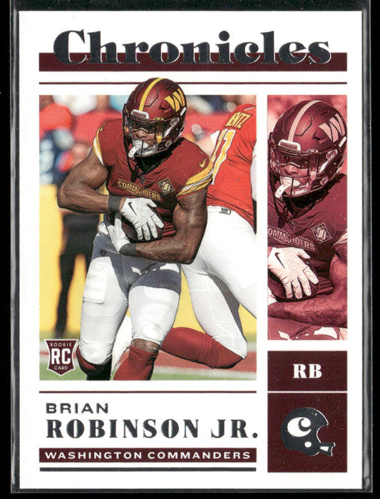 Brian Robinson Jr. 2022 Panini Chronicles #37 RC Washington Commanders