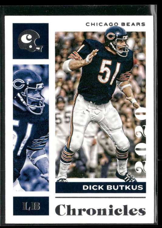 Dick Butkus 2020 Panini Chronicles #18 Chicago Bears