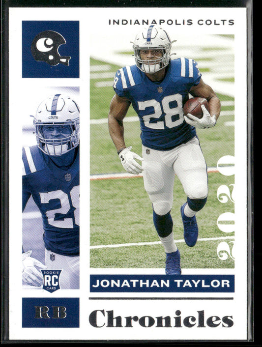 Jonathan Taylor 2020 Panini Chronicles #42 RC Indianapolis Colts
