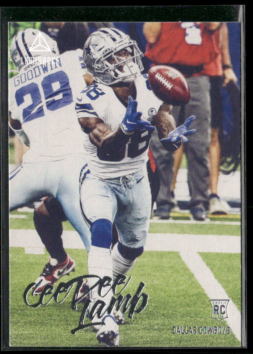 CeeDee Lamb 2020 Panini Chronicles Luminance Update Rookies #206 Dallas Cowboys
