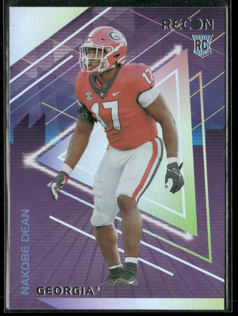 Nakobe Dean 2022 Panini Chronicles Draft Picks Recon #22 Georgia Bulldogs