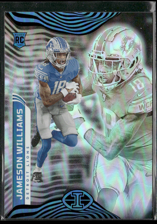Jameson Williams 2022 Panini Illusions Retail #30 RC Detroit Lions