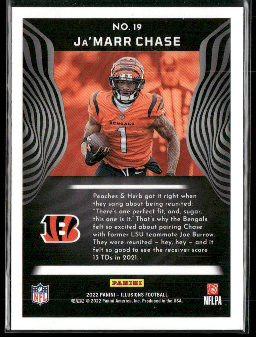 Ja'Marr Chase 2022 Panini Illusions Retail #19 Cincinnati Bengals