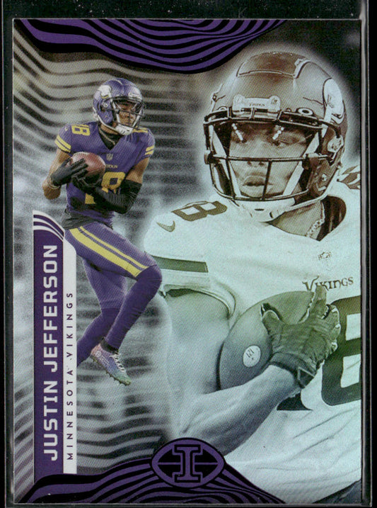 Justin Jefferson 2022 Panini Illusions Retail #65 Minnesota Vikings
