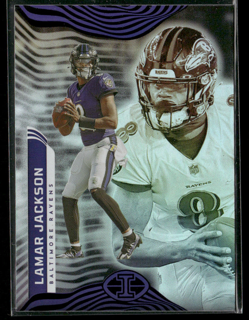 Lamar Jackson 2022 Panini Illusions Retail #7 Baltimore Ravens