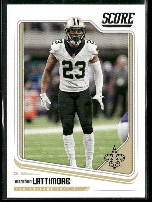 Marshon Lattimore 2018 Score #222 New Orleans Saints