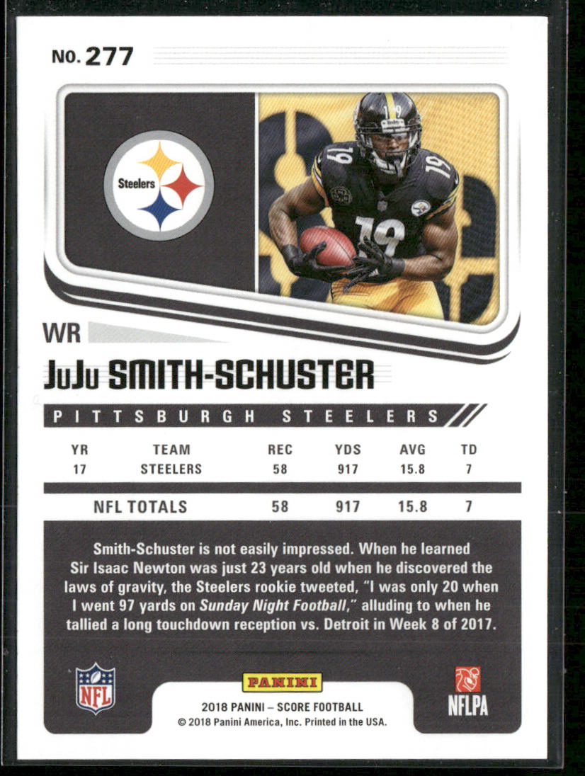 JuJu Smith-Schuster 2018 Score #277 Pittsburgh Steelers