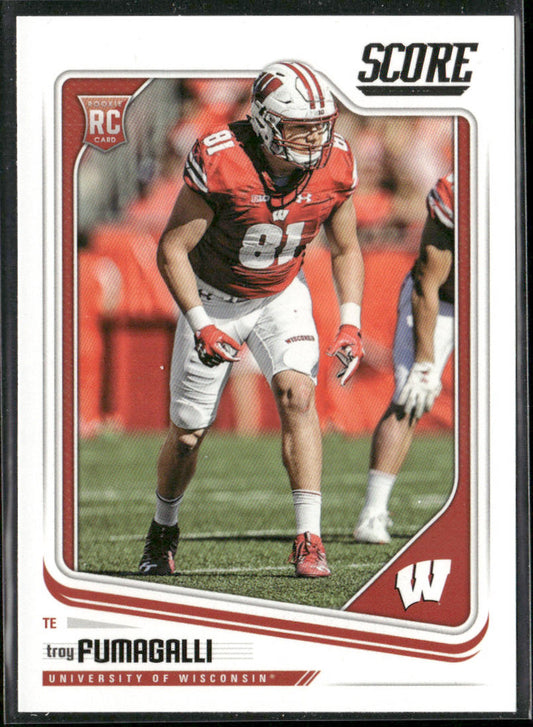 Troy Fumagalli 2018 Score #427 Wisconsin Badgers