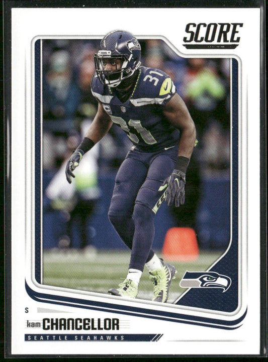 Kam Chancellor 2018 Score #298 Seattle Seahawks