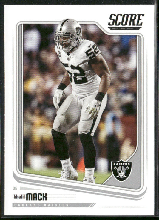 Khalil Mack 2018 Score #250 Oakland Raiders