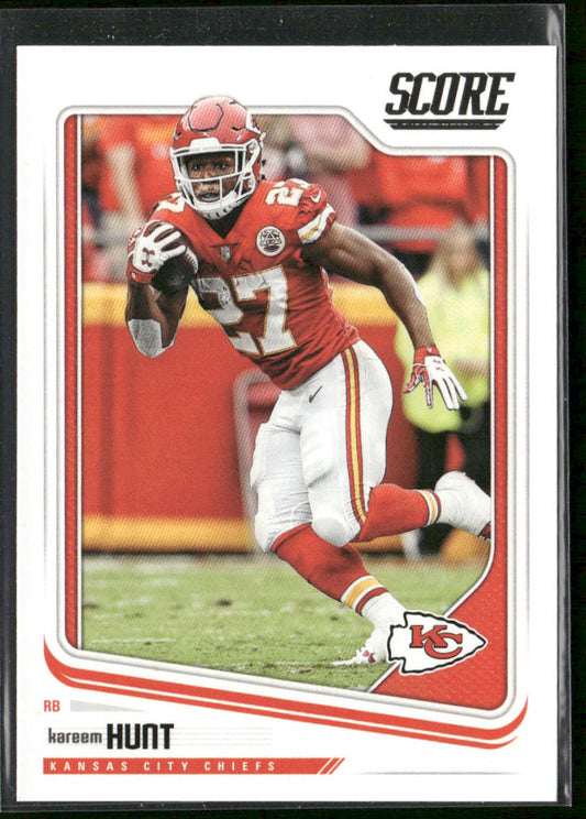 Kareem Hunt 2018 Score #156 Kansas City Chiefs