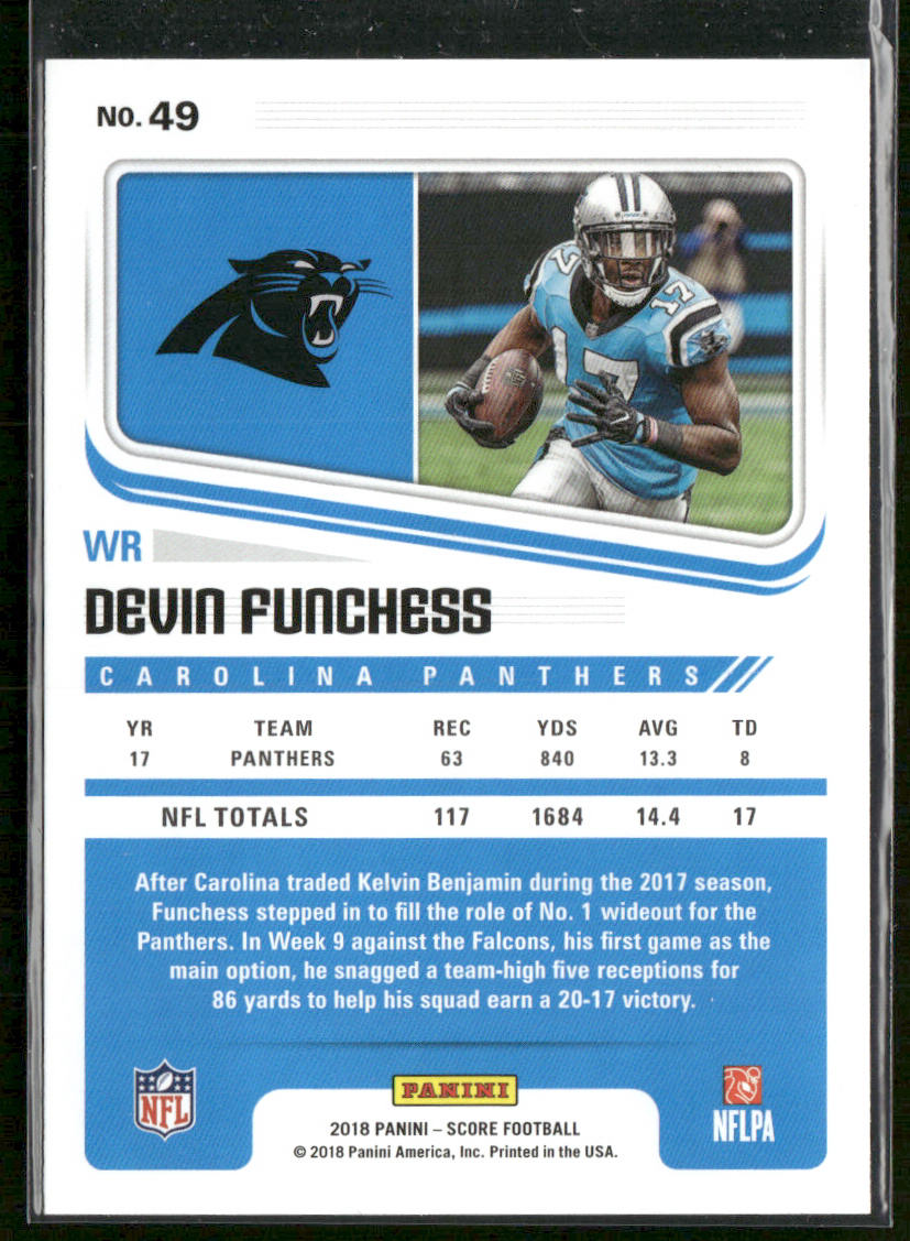 Devin Funchess 2018 Score #49 Carolina Panthers