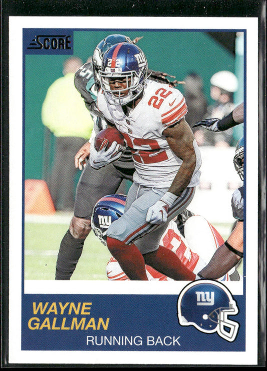 Wayne Gallman 2019 Score #180 New York Giants