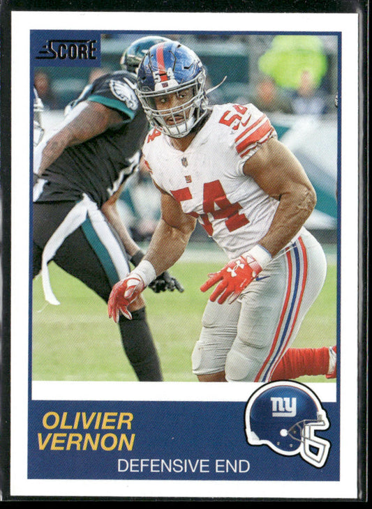 Olivier Vernon 2019 Score #181 New York Giants